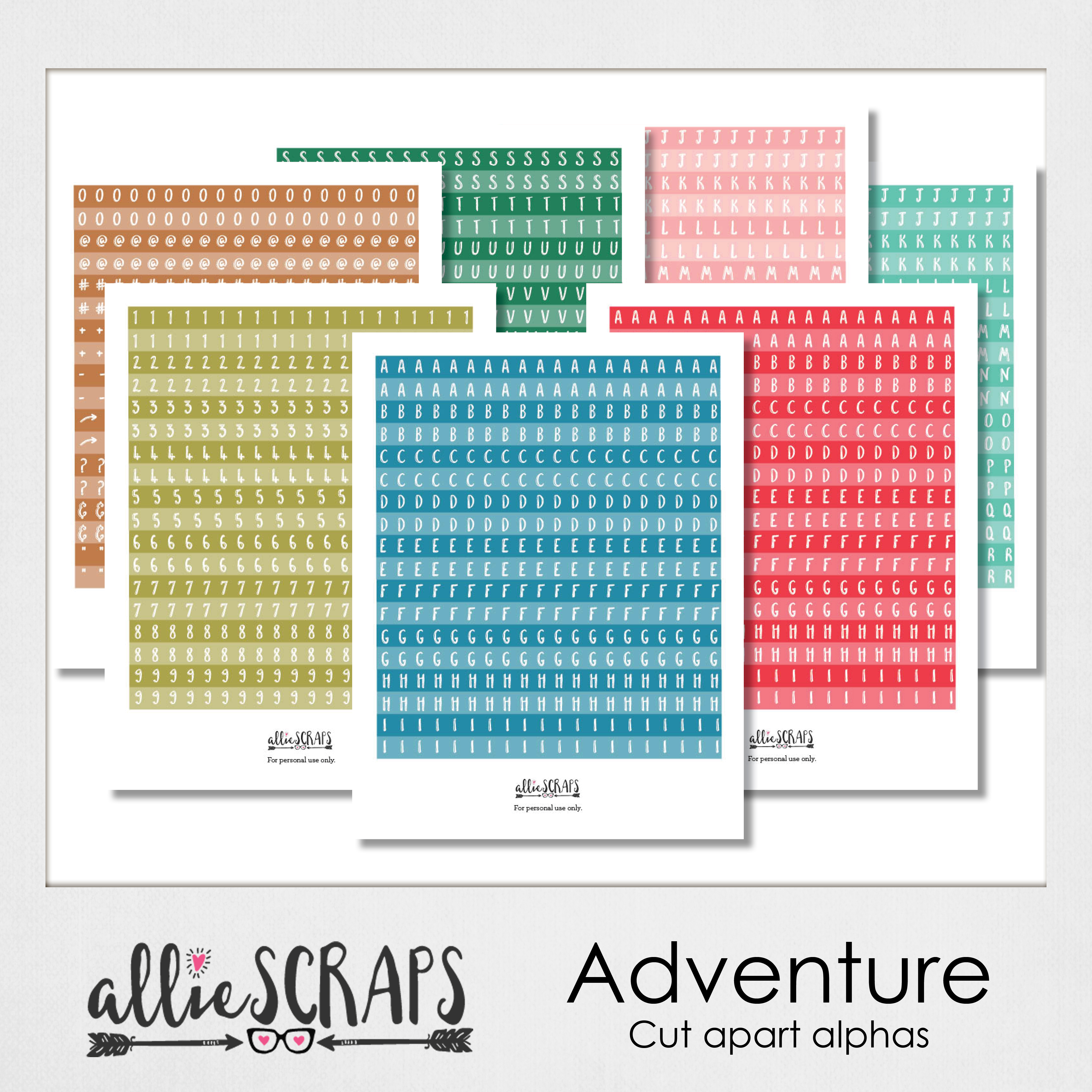Adventure | Cut Apart Alphas