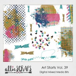 Art Starts Vol 39 | Printable Mixed Media