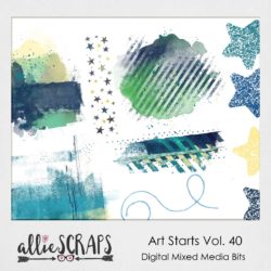 Art Starts Vol 41 | Printable Mixed Media