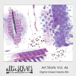 Art Starts Vol 46 | Printable Mixed Media