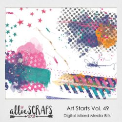 Art Starts Vol 49 | Printable Mixed Media