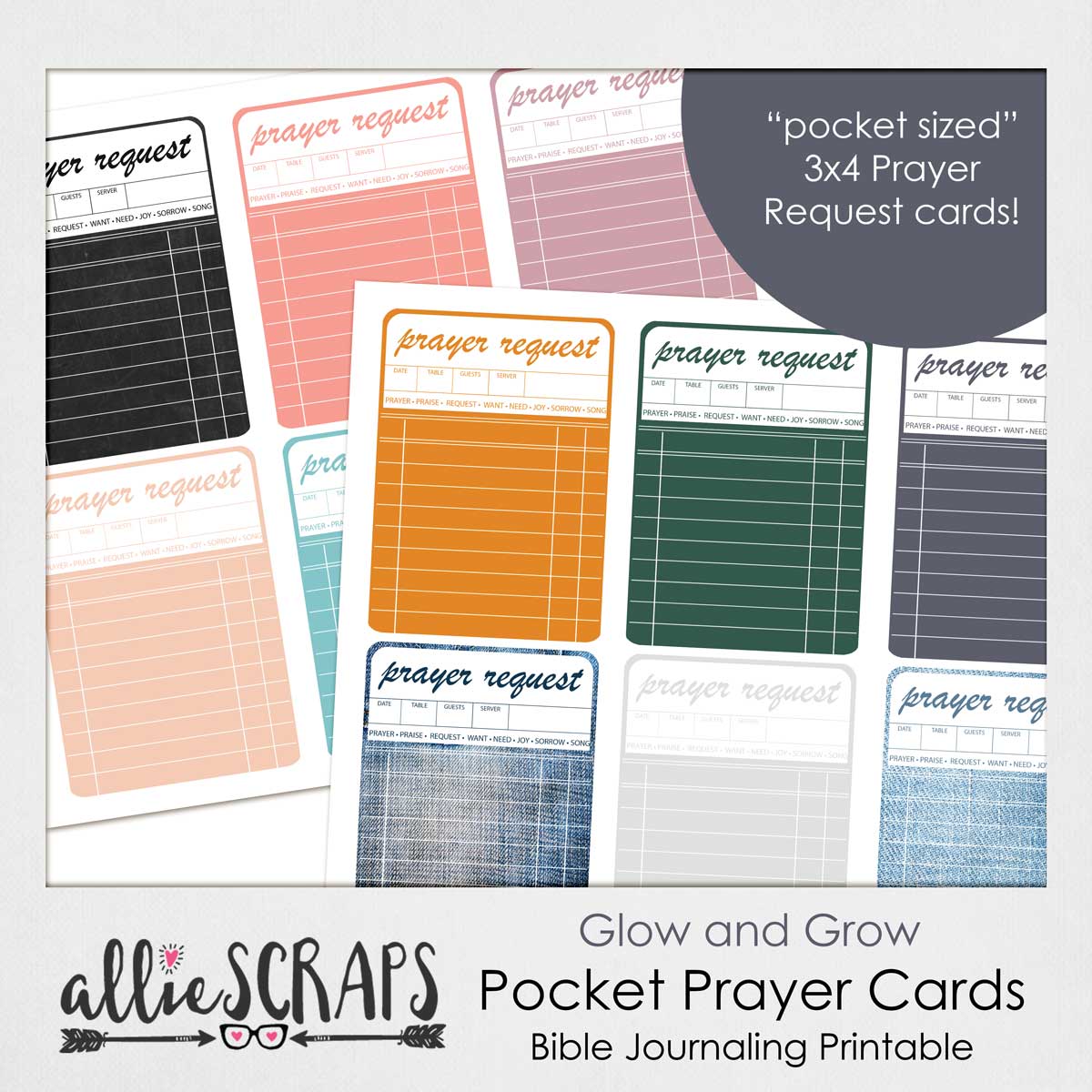 Printable Pocket Prayer Cards