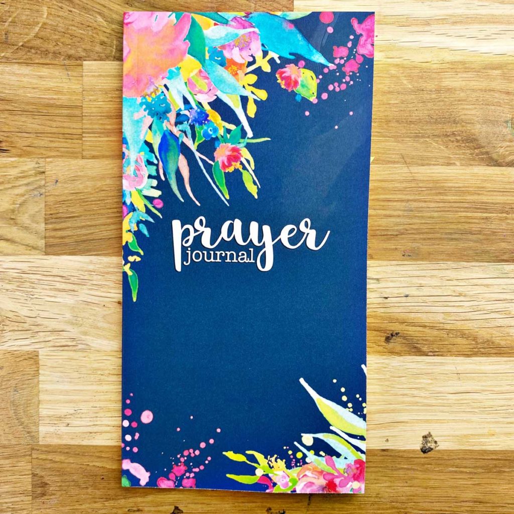 Traveler's Notebook | Prayer Journal (Blue Watercolor Floral) - AllieScraps SHOP!