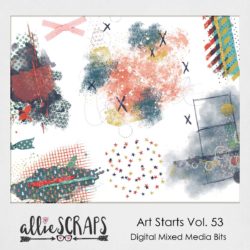 Art Starts Vol 53 | Printable Mixed Media