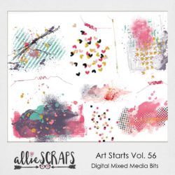 Art Starts Vol 56 | Printable Mixed Media