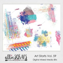 Art Starts Vol 59 | Printable Mixed Media