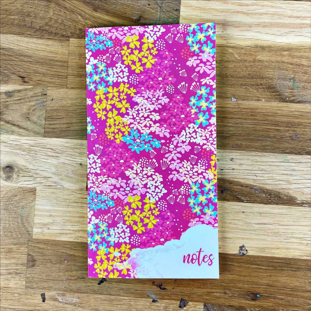 Traveler's Notebook | Fun Pink Floral Notes - AllieScraps SHOP!