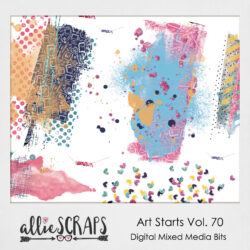 Art Starts Vol 70 | Printable Mixed Media