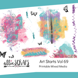 Art Starts Vol 69 | Printable Mixed Media