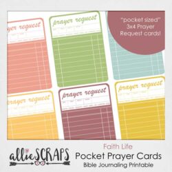 Faith Life | Pocket Prayers Cards Printable