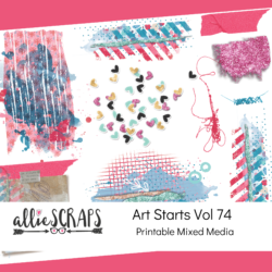 Art Starts Vol 74 | Printable Mixed Media